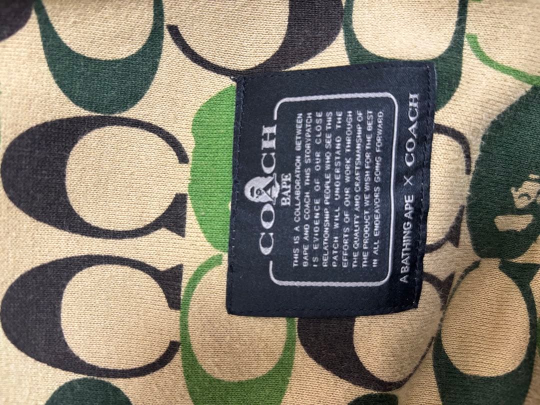 COACH×BAPE カモフラスウェット　Mサイズ