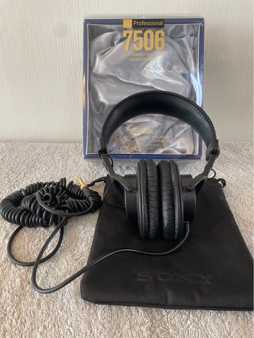 値下げ☆ SONY MDR-7506 有線ヘッドホン