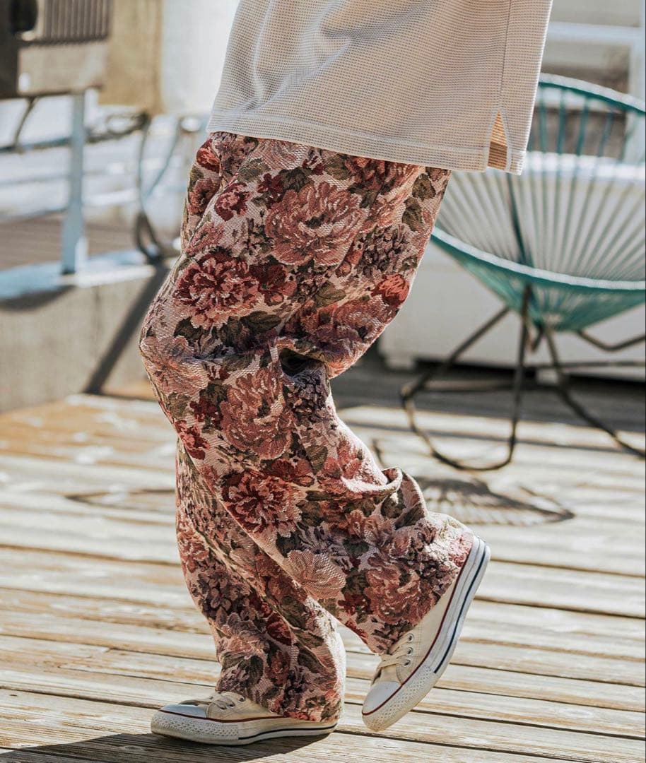 Cambio ワイドストレートパンツ