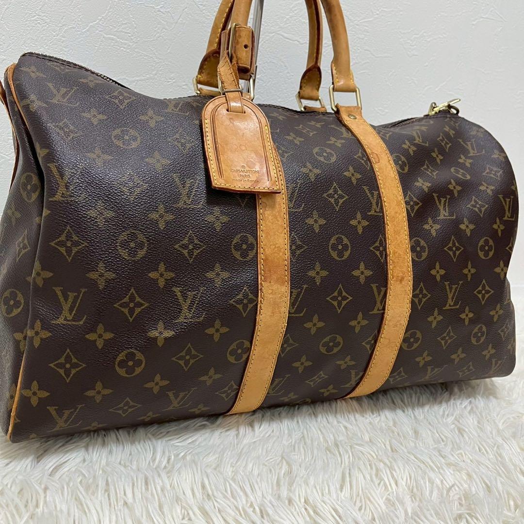 ルイヴィトン　ボストンバッグ　キーポル45 モノグラム　PVC 大容量