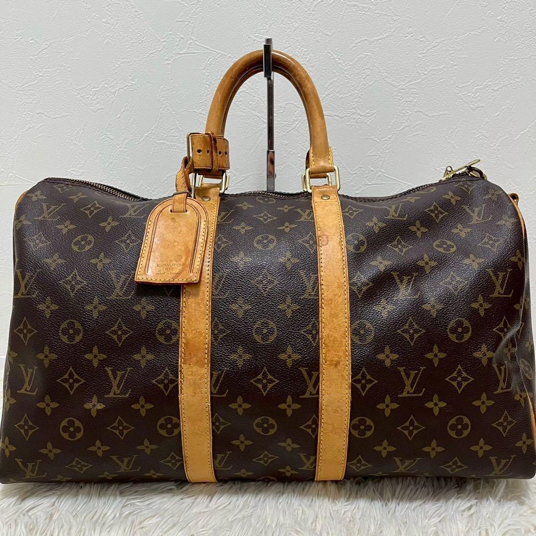 ルイヴィトン　ボストンバッグ　キーポル45 モノグラム　PVC 大容量