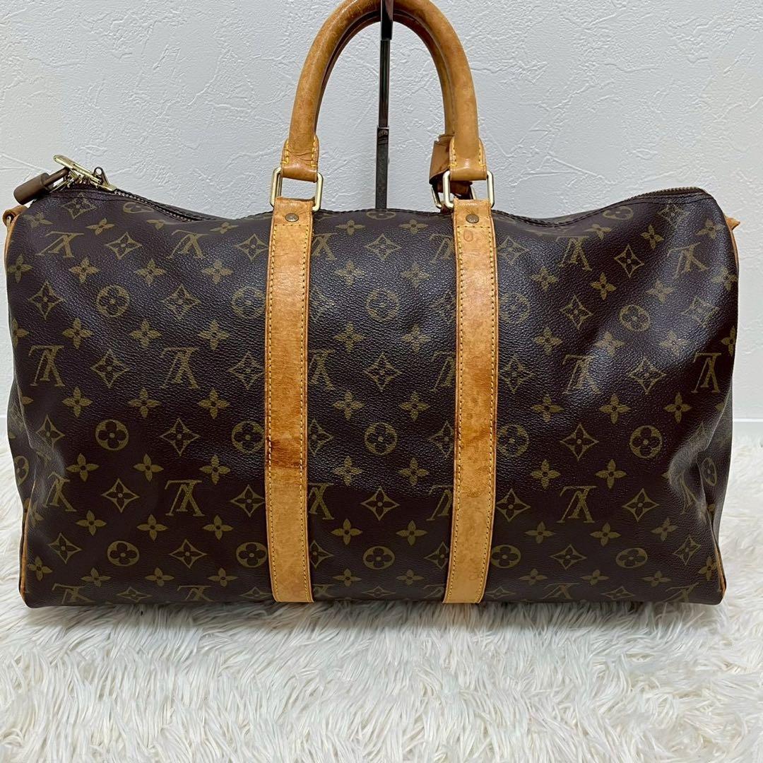 ルイヴィトン　ボストンバッグ　キーポル45 モノグラム　PVC 大容量