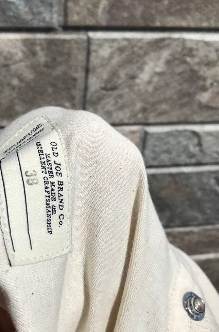 オールドジョー　ベスト　38　生成り　241OJ-VT02