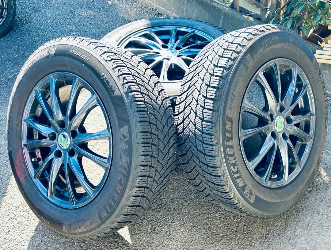 ミシュラン 225/65R17 冬用タイヤセット スタッドレスタイヤ4本