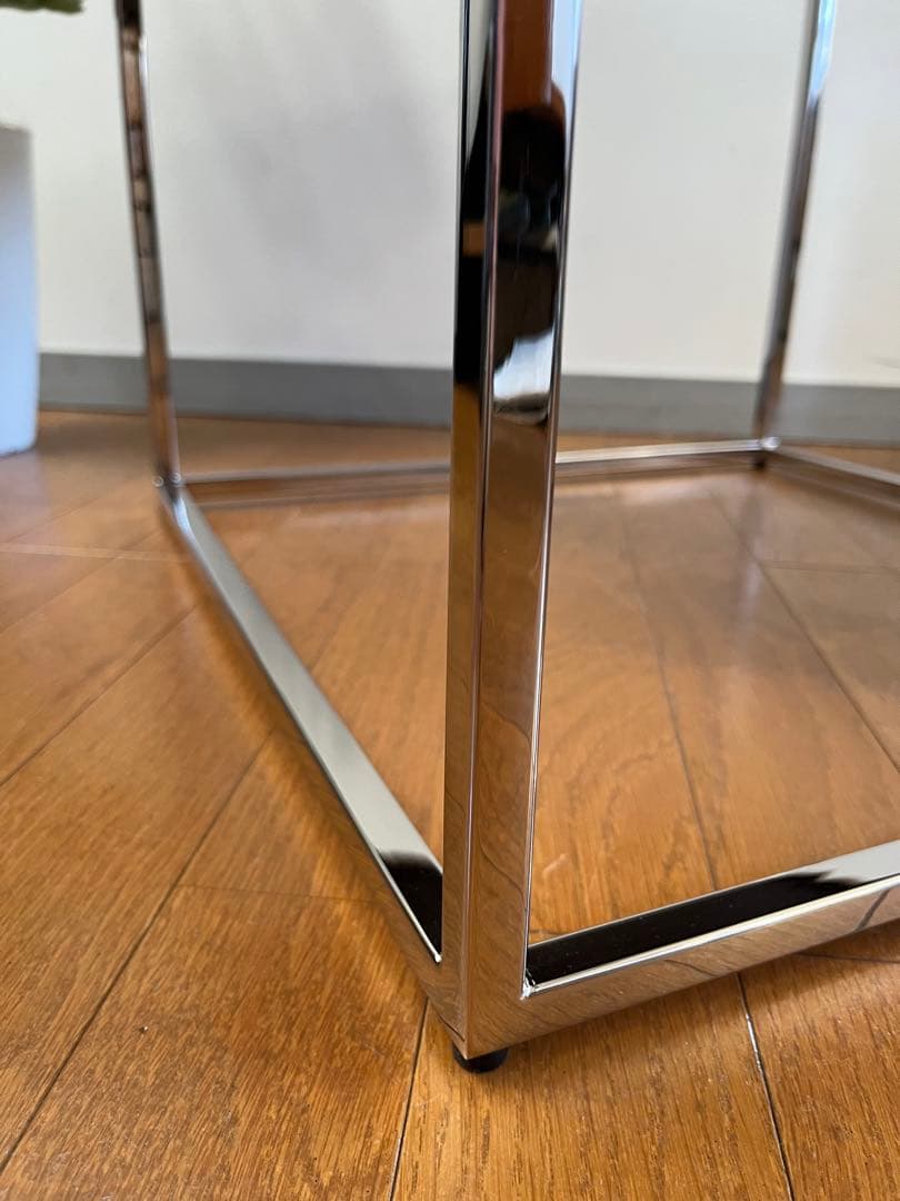 ◆未使用◆PLUS スクエアテーブル2020年製　ミッドセンチュリー　モダン