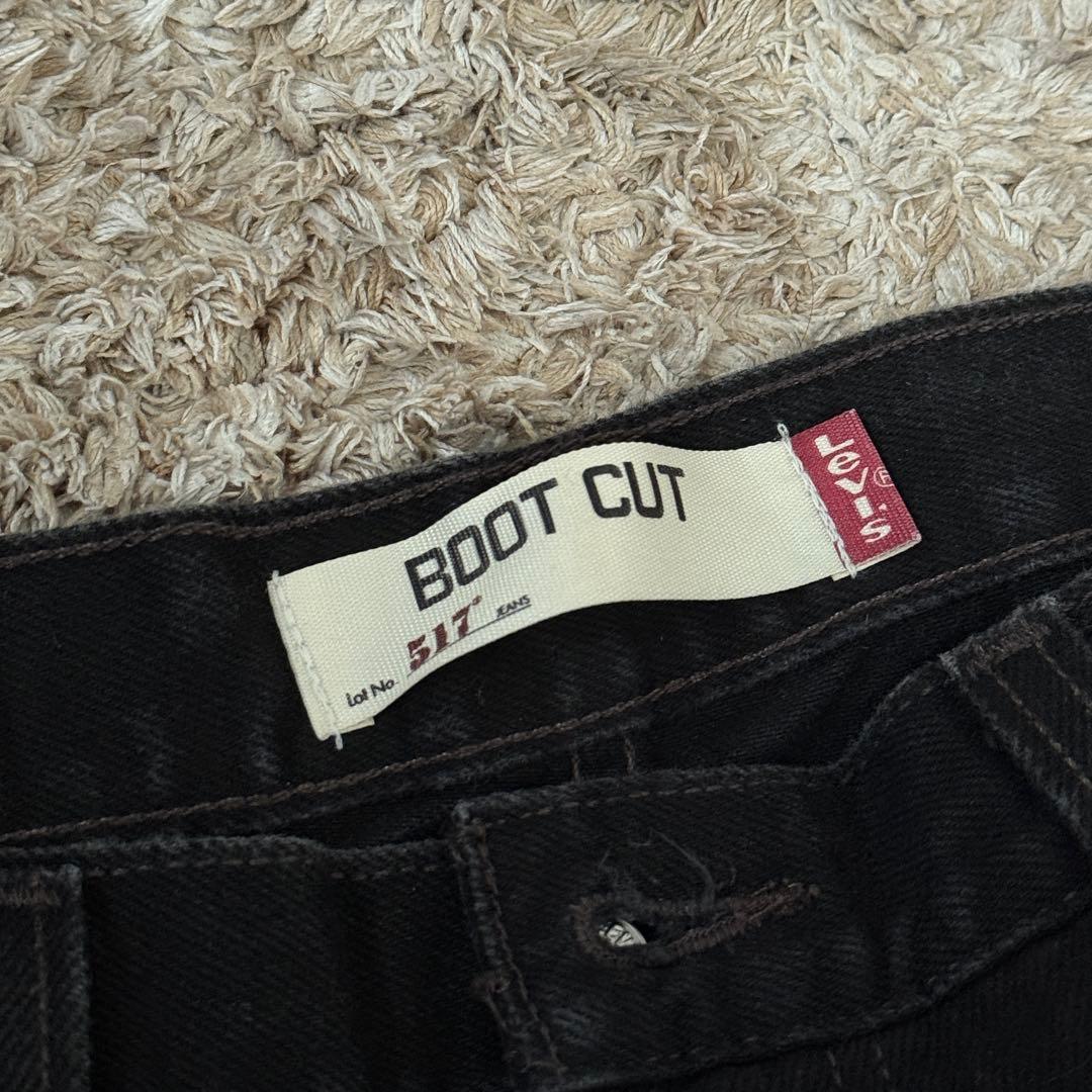 デッドストック リーバイス 517 ブラック メキシコ製 フレア ブーツカット