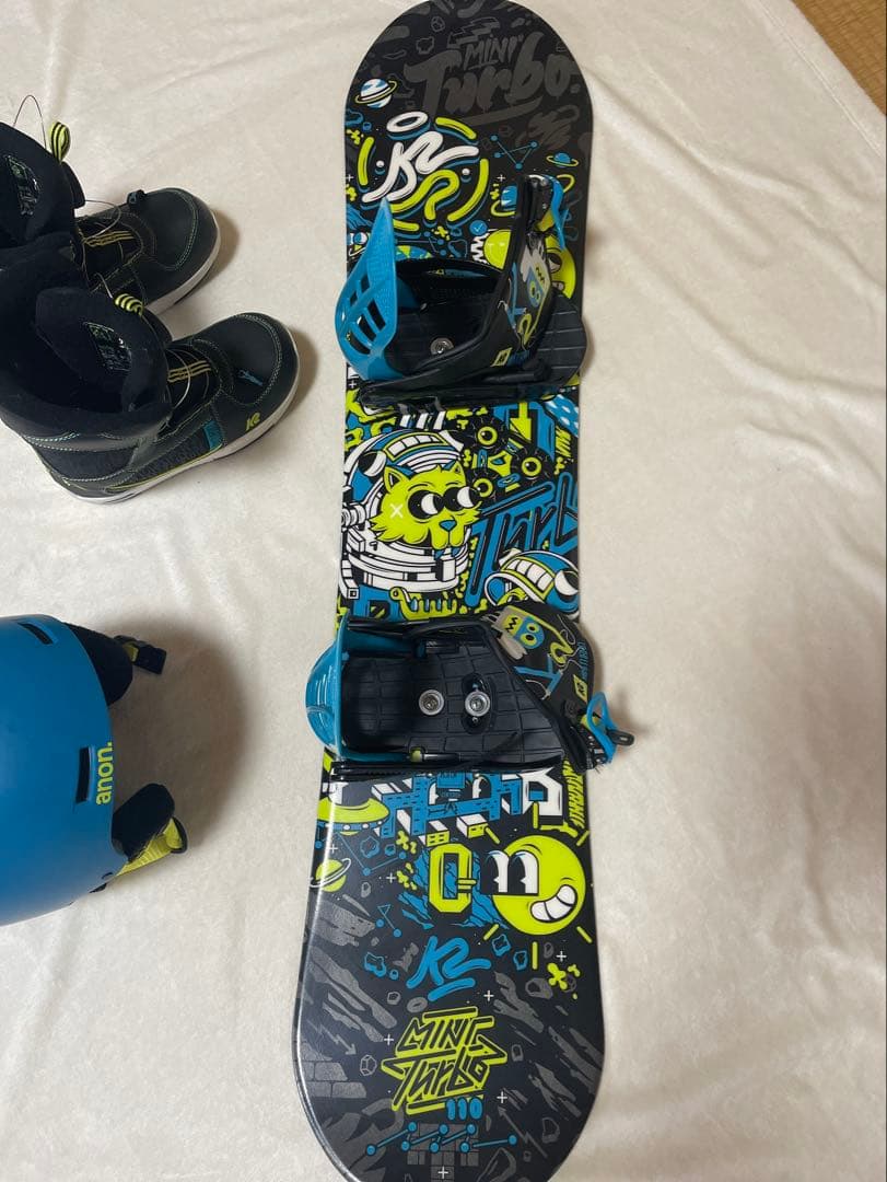 Hikako K2スノーボード、バインディング、ブーツ、ヘルメット