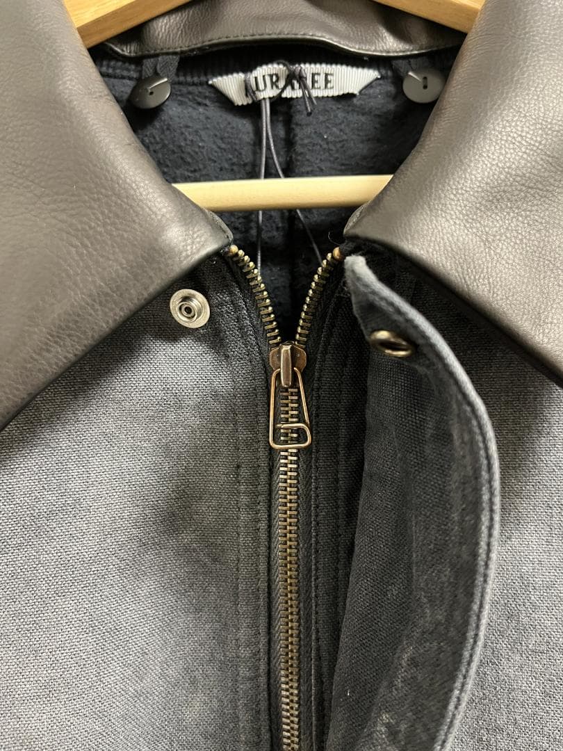 ジャケット・アウター AURALEE Product Dyed Duck Blouson Size 3