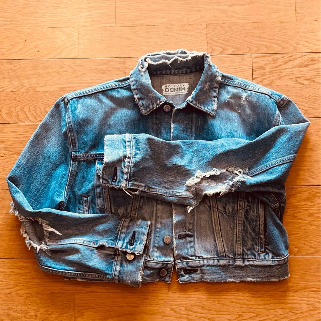 holiday ダメージデニムジャケット