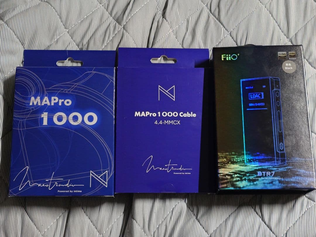 MAPro1000＋4.4mmバランスケーブル＋Fiio BTR7