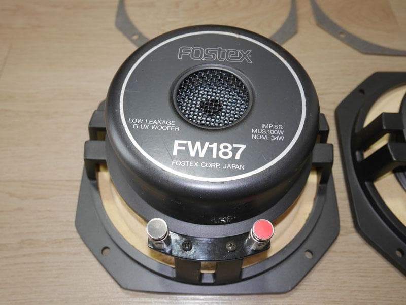 FOSTEX 18センチウーハー　FW187　2台セットで