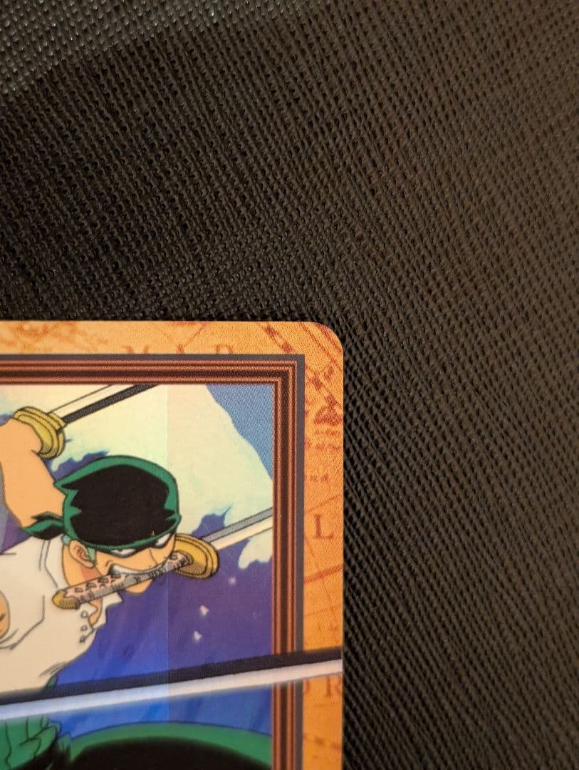 【希少】ワンピース カードダス ハイパーバトル ゾロ C07 ホロ エラー品