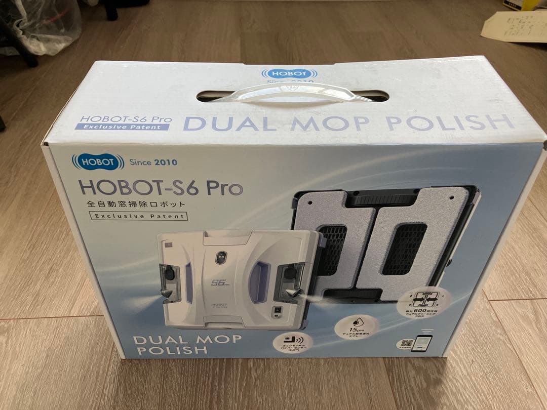 HOBOT-S6 Pro 全自動窓掃除ロボット 窓拭きロボット