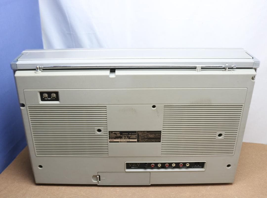 SHARP GF-818ST Wラジカセ レトロジャンク品