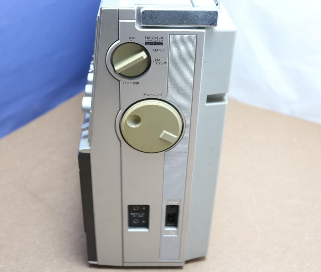 SHARP GF-818ST Wラジカセ レトロジャンク品