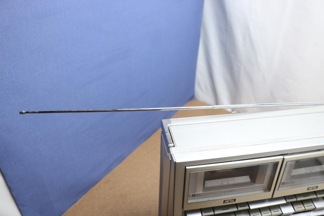SHARP GF-818ST Wラジカセ レトロジャンク品