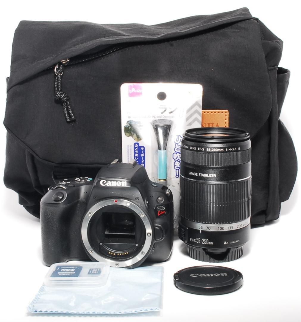 Canon Kiss X9✨一眼レフカメラ スマホ転送 望遠レンズ付　初心者向け