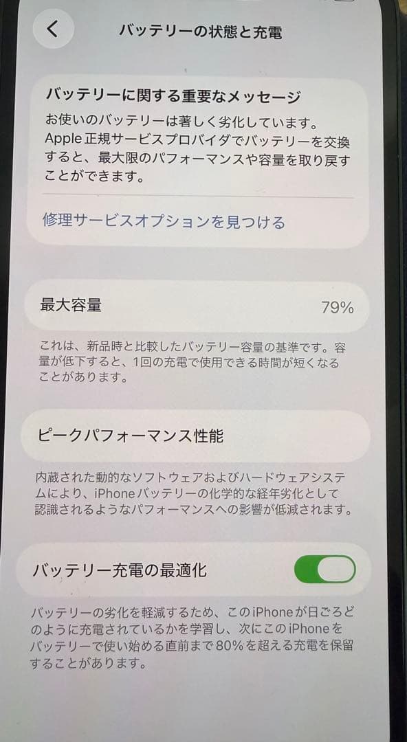 海外版 iPhone13 128gb グリーン A2482 シャッター無音