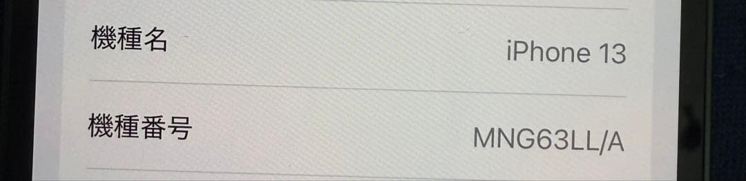 海外版 iPhone13 128gb グリーン A2482 シャッター無音