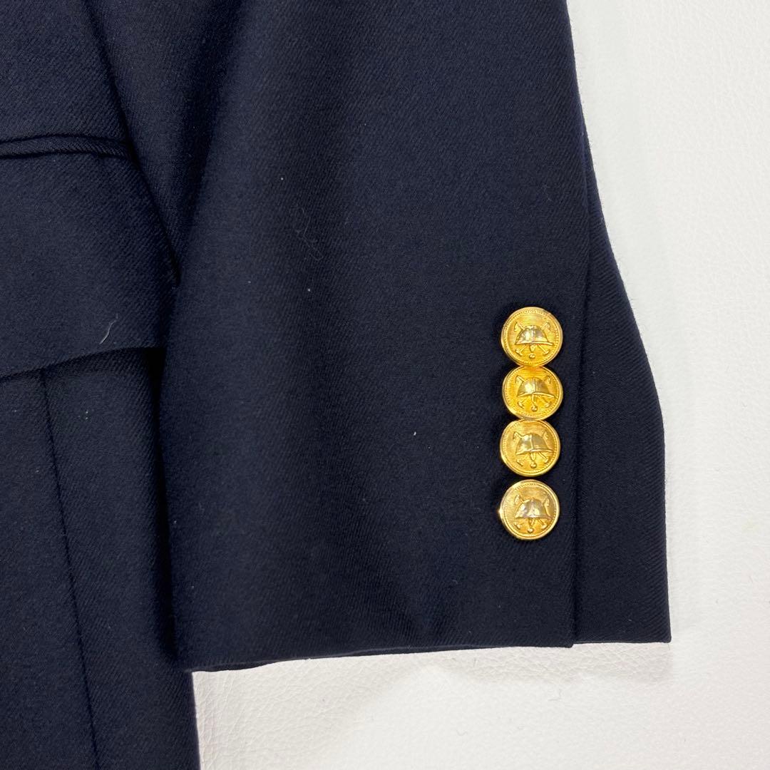 ポロ ラルフローレン テーラードジャケット ダブル 紺ブレ 金ボタン