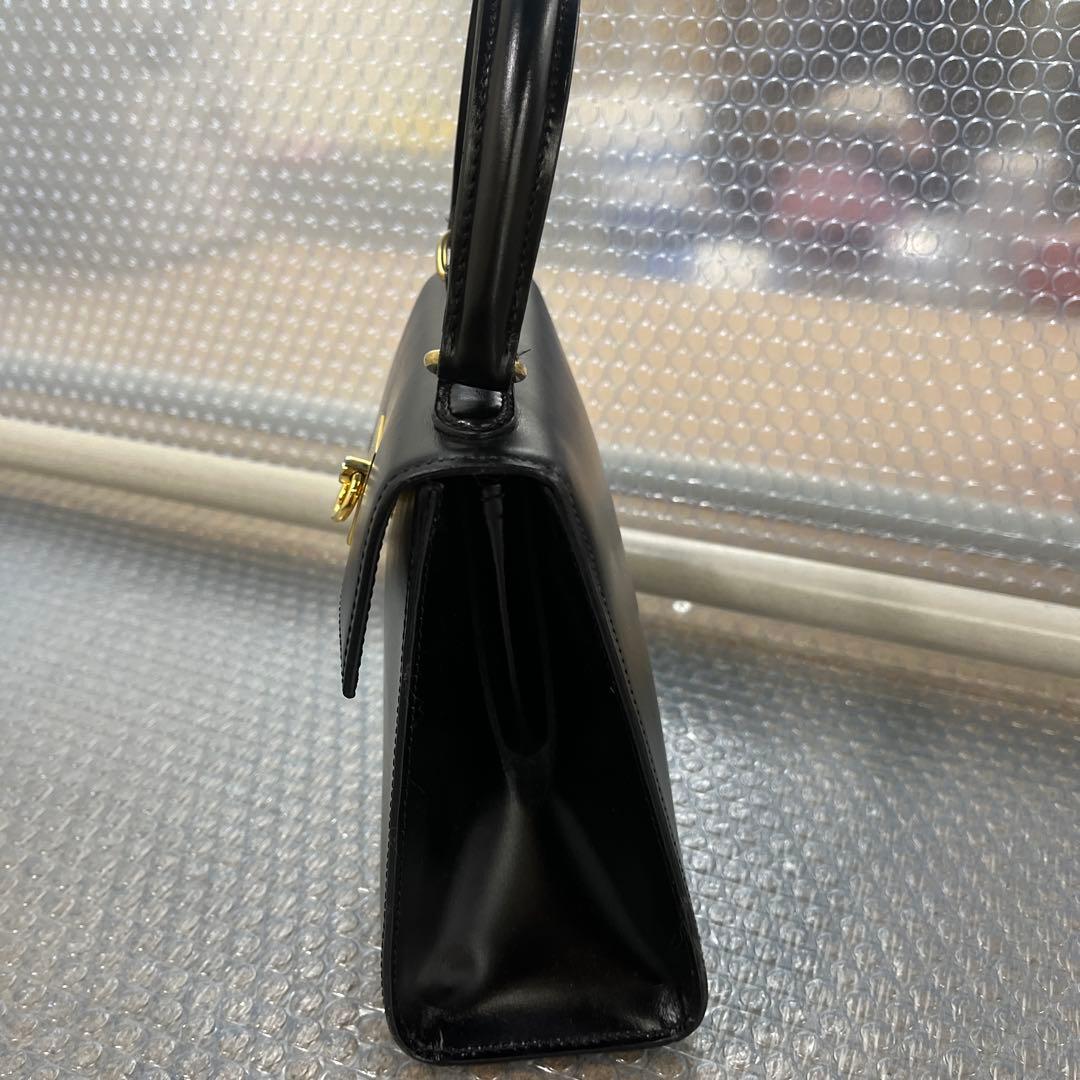 ⭐*️様 美品 CELINE ブラックレザー ハンドバッグ　現状品