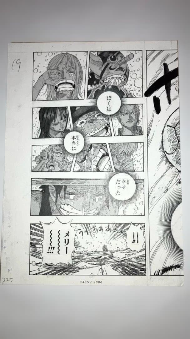 12/14まで値下げONE PIECE 複製原画　ビブルの秘宝②