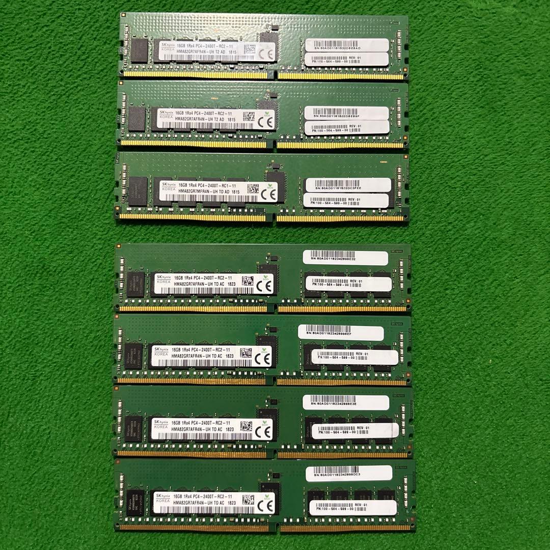 momo 專用SK Hynix 16GB DDR4 メモリー 7枚セット