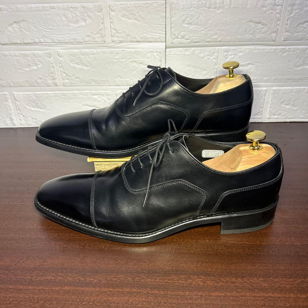 未使用級　REGAL リーガル　ストレートチップ　10GR ブラック　内羽根式