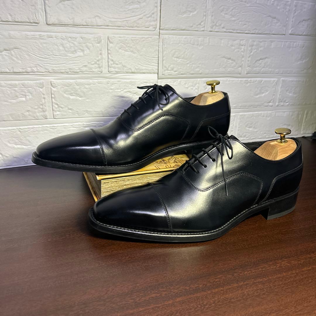 未使用級　REGAL リーガル　ストレートチップ　10GR ブラック　内羽根式