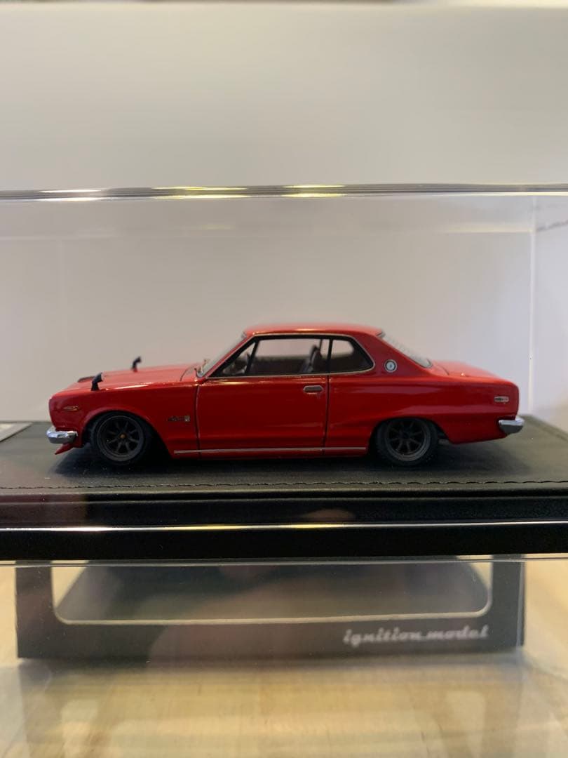 イグニッションモデル　1/43 スカイライン　GT-X KGC10 レッド