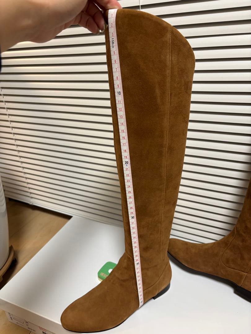 ☆新品、未使用☆ダイアナ　ニーハイスエードブーツ　23.5センチ　キャメル