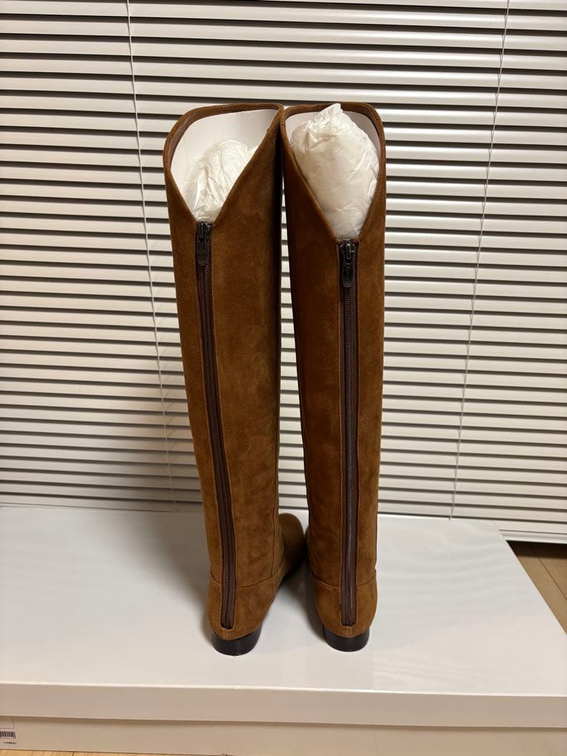☆新品、未使用☆ダイアナ　ニーハイスエードブーツ　23.5センチ　キャメル
