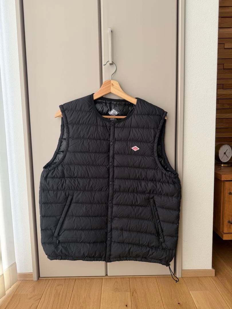 DANTON ブラックダウンベスト XL