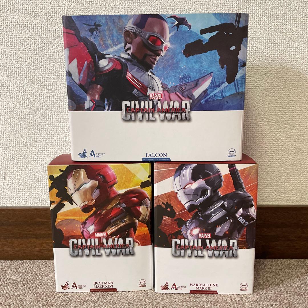 3体セット【アーティストＭＩＸ】 『シビル・ウォー／キャプテン・アメリカ』