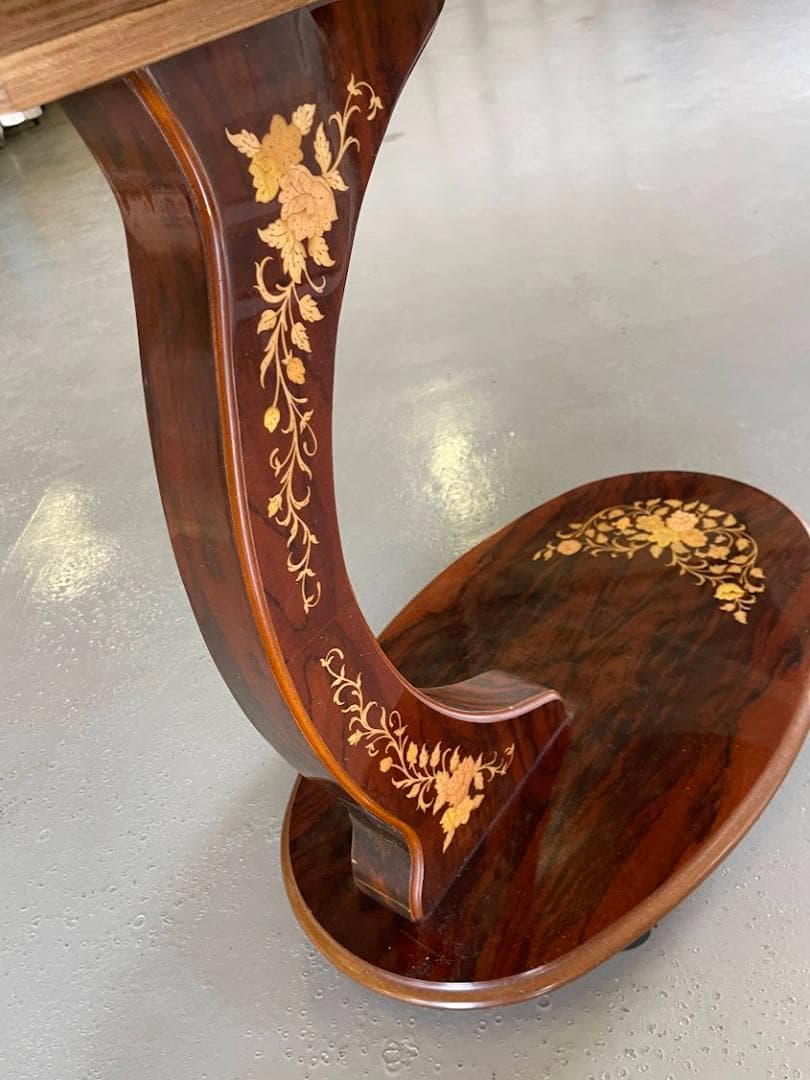 象嵌 キッチンカート キャスター付 キッチンワゴン アンティーク調