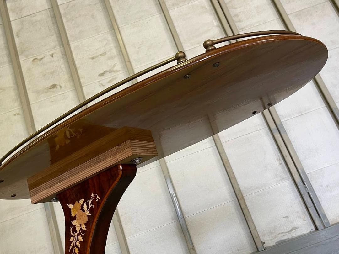 象嵌 キッチンカート キャスター付 キッチンワゴン アンティーク調