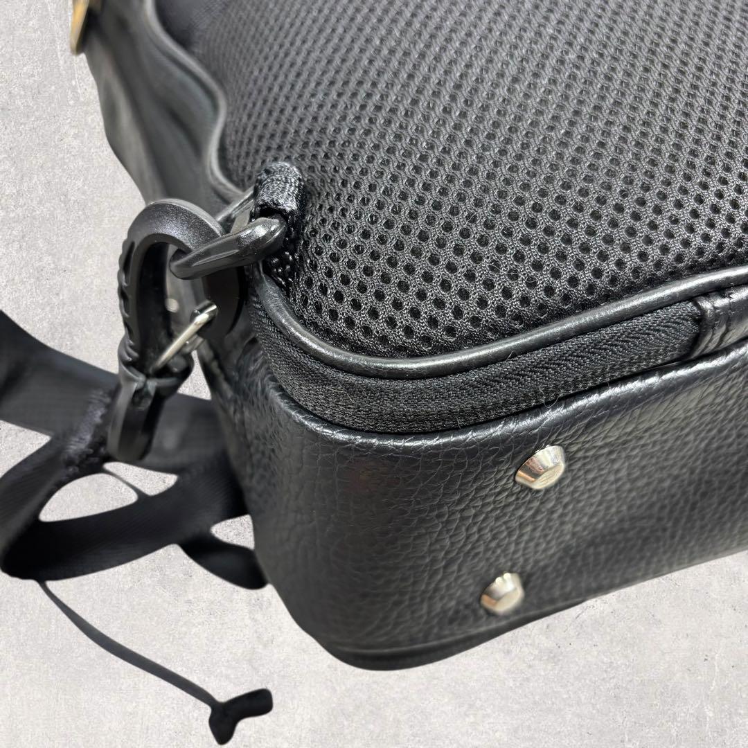 タッツンultima TOKYO レザー ビジネスリュック 2way 黒