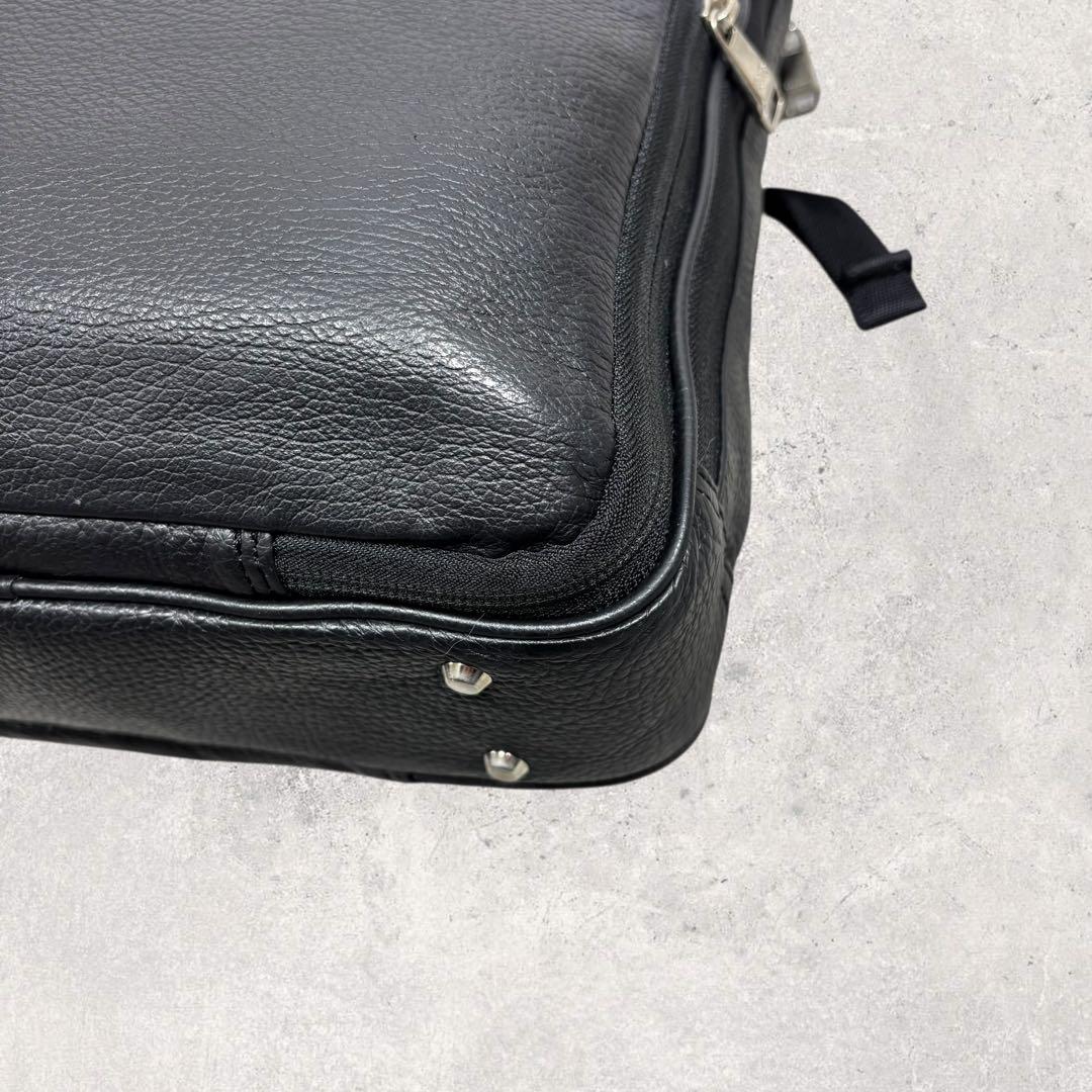 タッツンultima TOKYO レザー ビジネスリュック 2way 黒