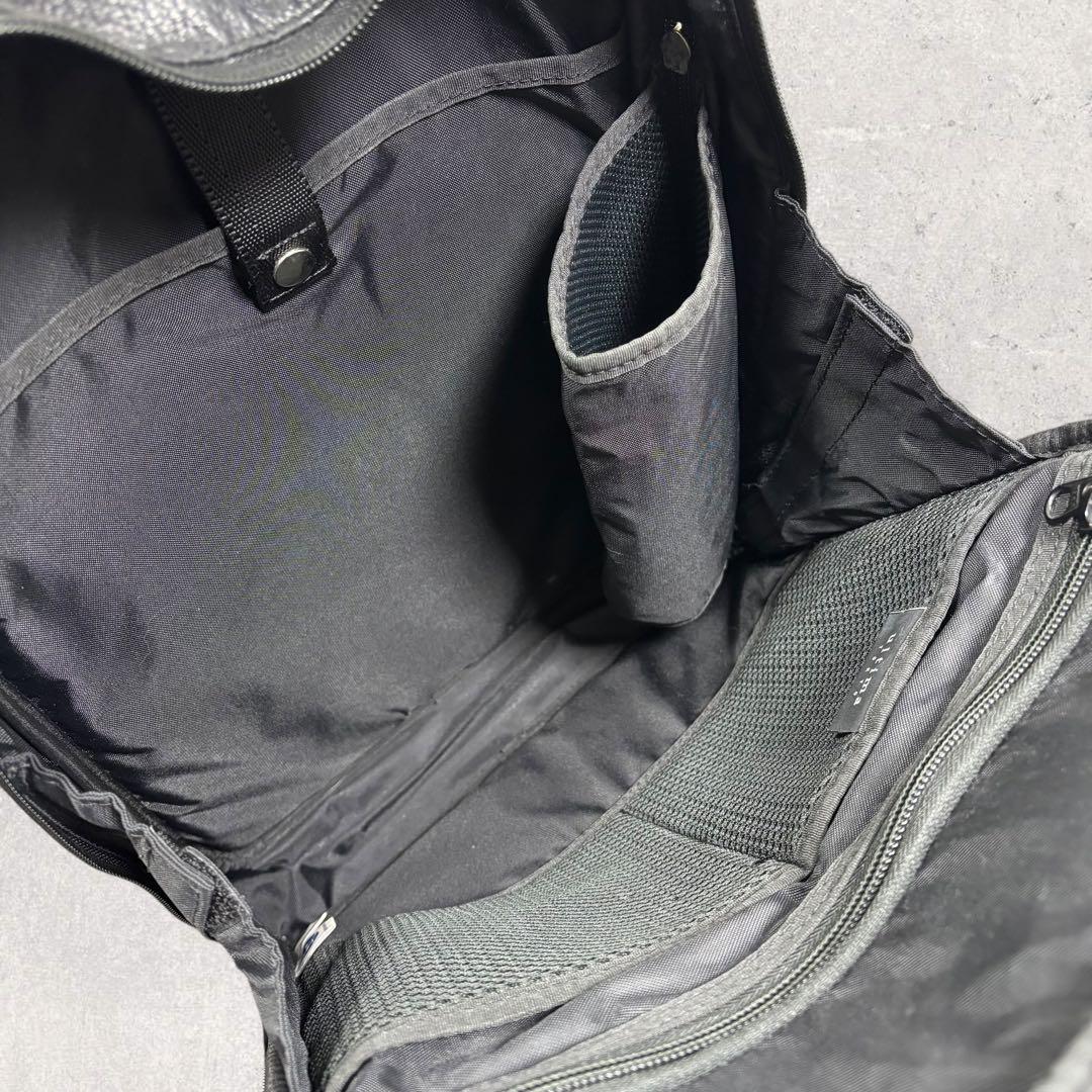 タッツンultima TOKYO レザー ビジネスリュック 2way 黒