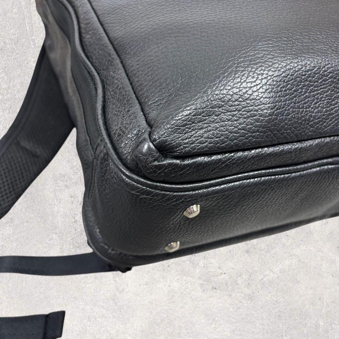 タッツンultima TOKYO レザー ビジネスリュック 2way 黒