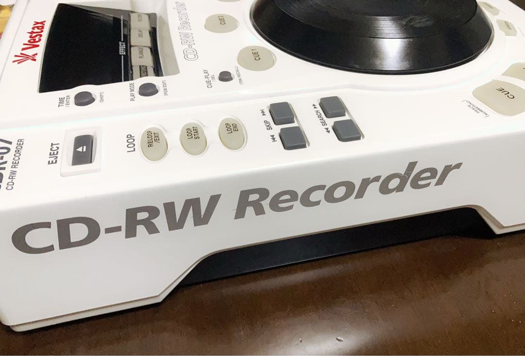 Vestax CDR-07 CD-RWレコーダー CDJ DJ 機材