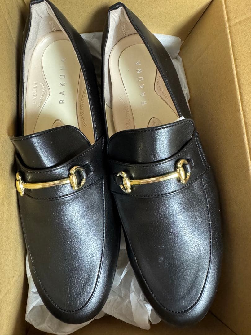 RAKUNA/整体ビットローファー/24.5cm/amepla