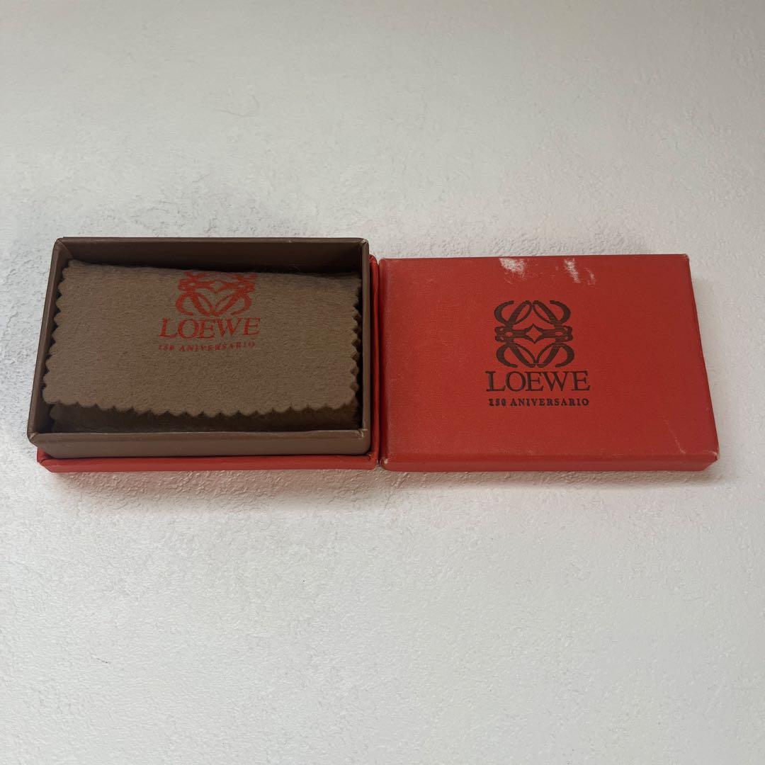 ●LOEWE ロエベ カフリンクス ロゴ サークル スペイン製　ゴールド