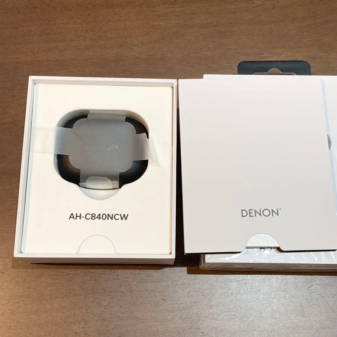 DENON ワイヤレスイヤホン AH-C840NCW ノイズキャンセリング