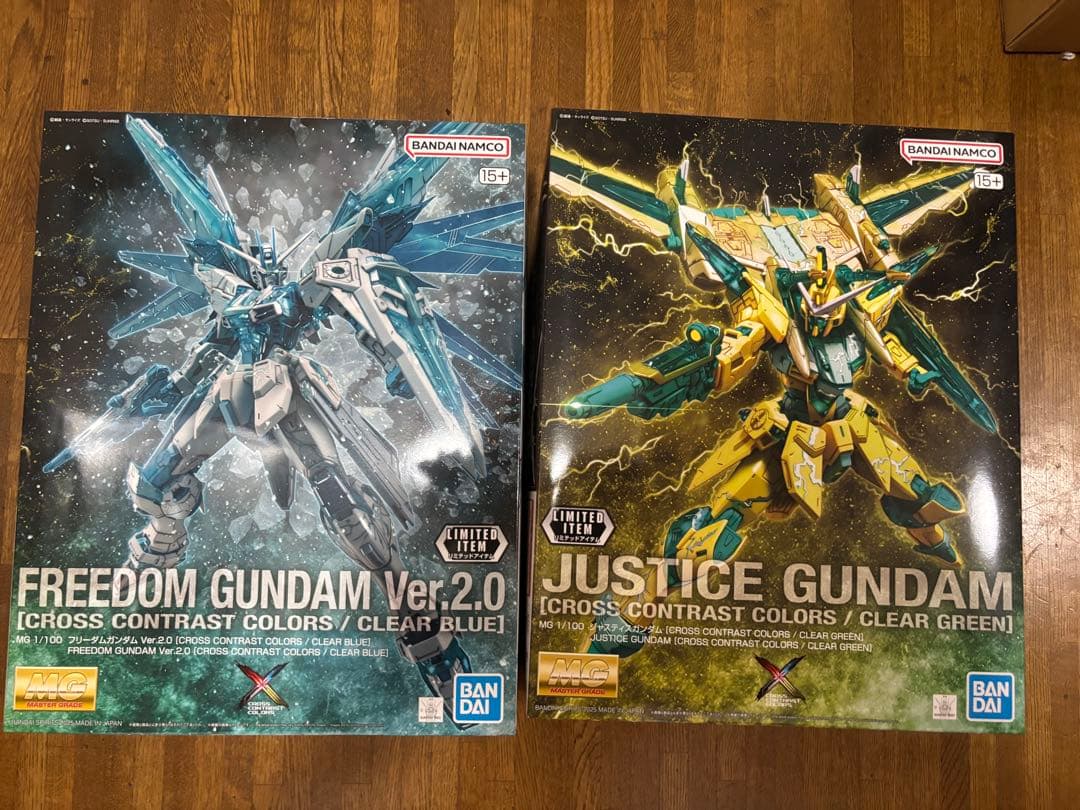 MG フリーダムガンダム2.0 ジャスティスガンダム クロスコントラストカラー