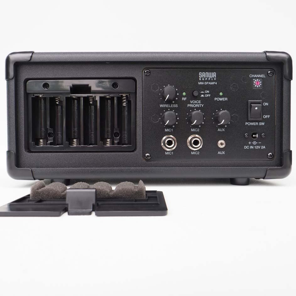 【実質的には未使用】ワイヤレスマイク付き拡声器 MM-SPAMP4
