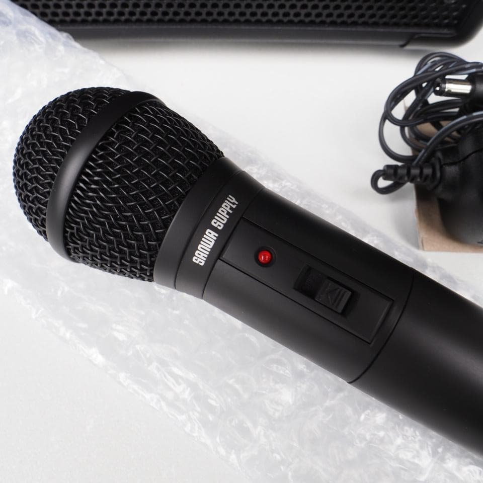 【実質的には未使用】ワイヤレスマイク付き拡声器 MM-SPAMP4