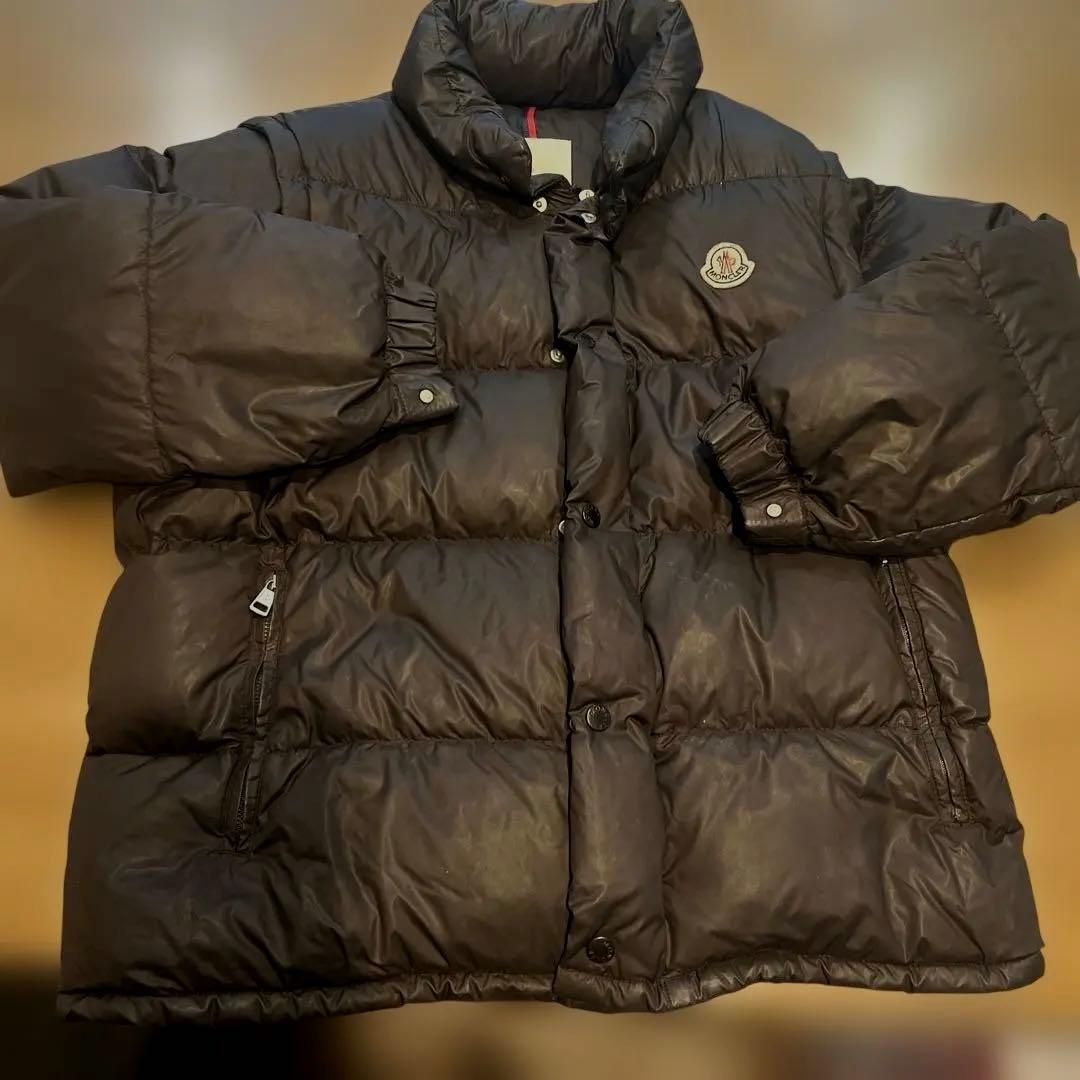 MONCLER ブラック ダウンジャケット サイズ1
