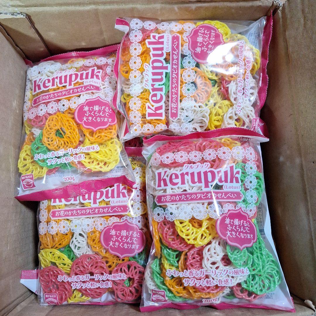 Kerupukクルプック スナック菓子 ２０袋