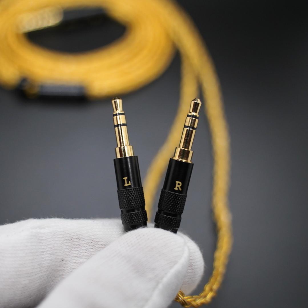 1点のみ!最高スペック16芯 金メッキケーブル ダブル3.5mm/4.4mm